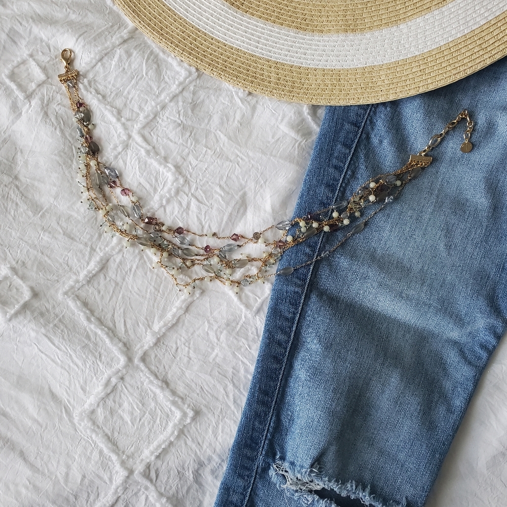 TALBOTS Boho Multi-Chain Necklace